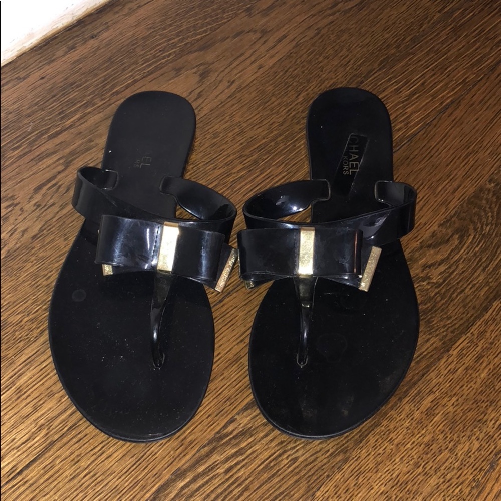Michael kors black sandals